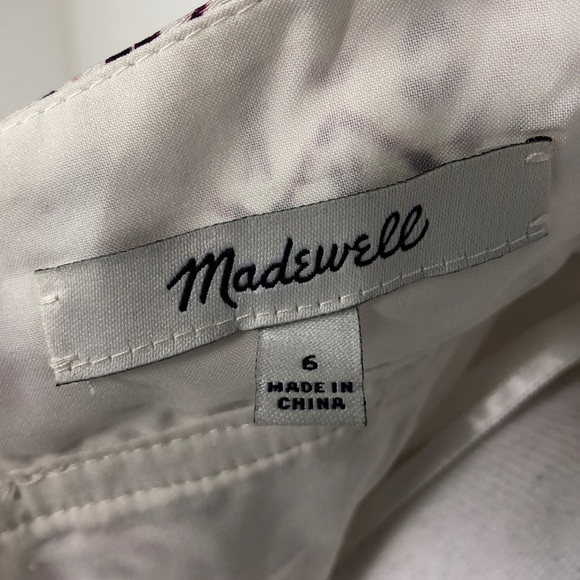 SOLD NWOT Madewell Silk Print Halter Dress - Picture 5 of 7